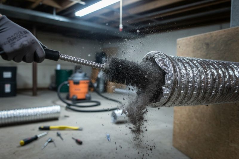 Dryer Vent Cleaning detail
